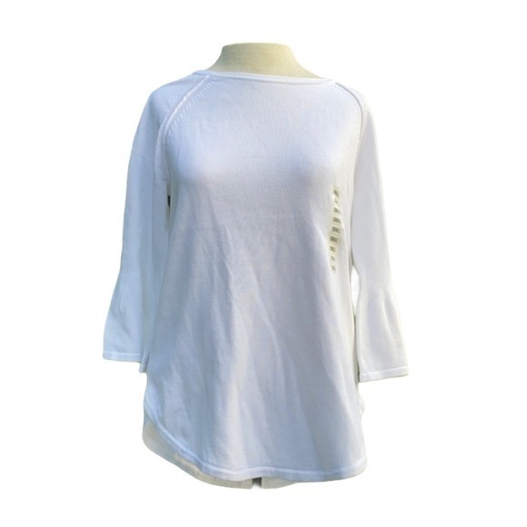 Jeanne Pierre white sweater, small - Picture 1 of 9